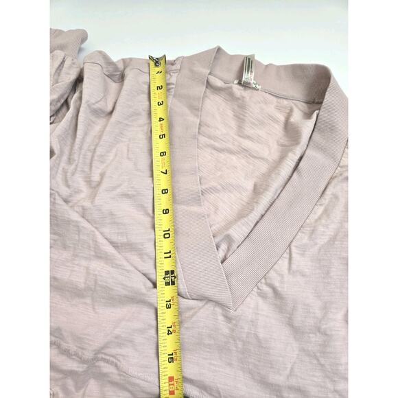 Womens Free People Hot Shot Long Sleeve V Neck Onesie Romper Rose Size Small - Picture 8 of 11